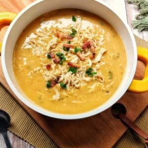 Caldo de Frango com Batata