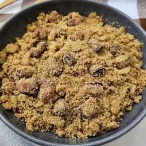 Farofa de Cebola e Bacon