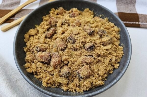 Farofa de Cebola e Bacon