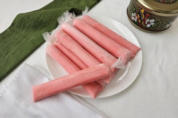 Geladinho Cremoso de Morango