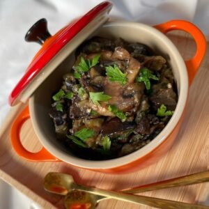 Antepasto de Berinjela e Cogumelo