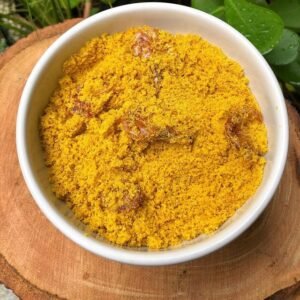 Farofa de Dendê com Camarão Seco