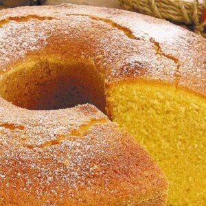 Bolo de Fubá Simples da Vovó