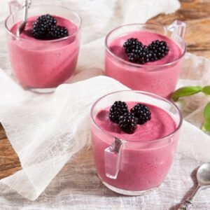 Receita de Mousse de Amora