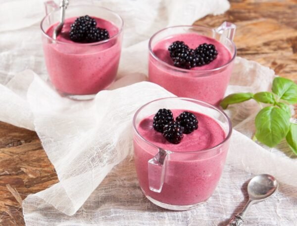 Receita de Mousse de Amora