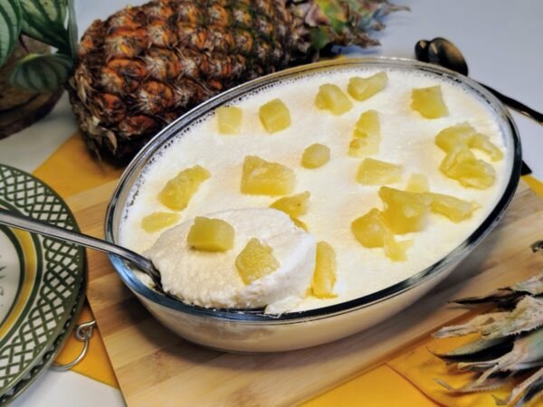 Mousse de Abacaxi Cremoso