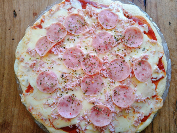 Pizza Rápida de Micro-ondas